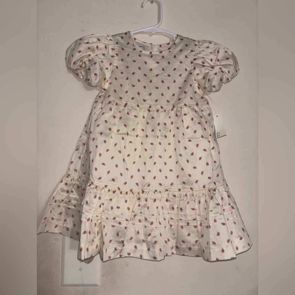 Amazon Essentials X Sofia Grainge Girl's dress with puffed sleeves, 24 months